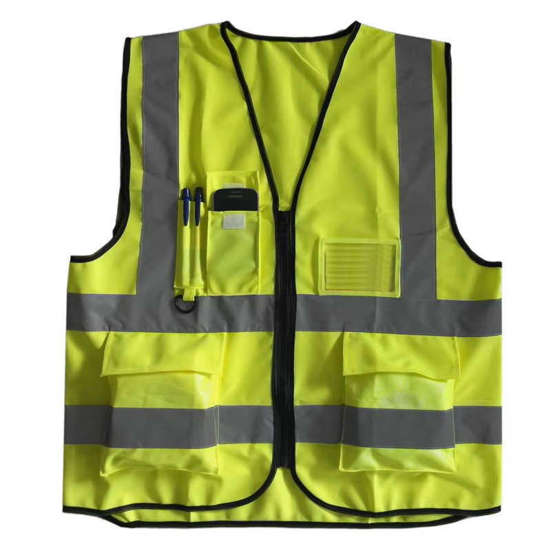 Chaleco de seguridad reflectante de alta visibilidad Verde