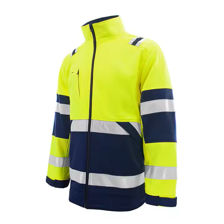 Chaquetas de seguridad reflectantes de poliéster Amarillo