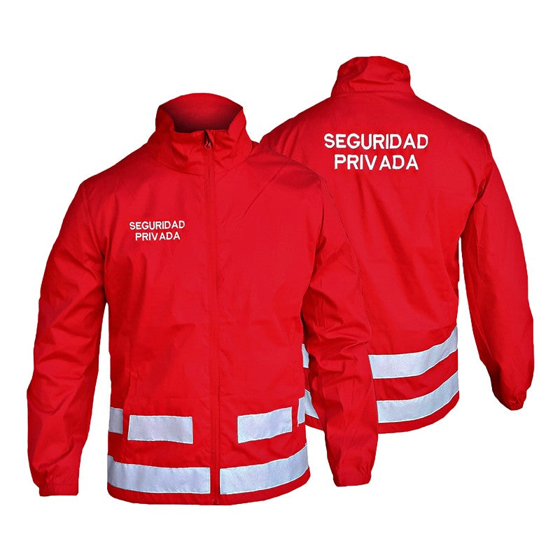 Chaqueta Roja Seguridad Privada D867