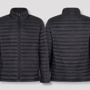 Parka Hombre Acolchada Negra